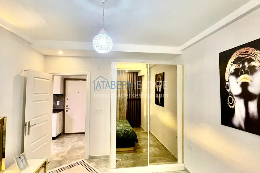 Purchase  Apartment in Kargicak with new furniture in a prestigious residential complex 10 