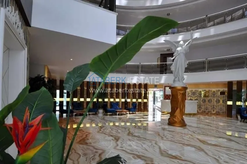 Apartment in Mahmutlar with furniture in a premium class complex on the first line 15 