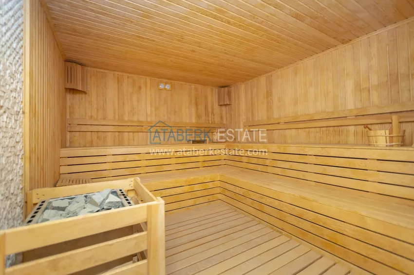 Apartment in Kargicak with new furniture in a prestigious residential complex 13 