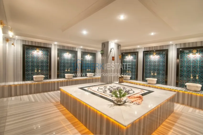 Apartment in Kestel with furniture and a glazed balcony – the second line from the sea 22 