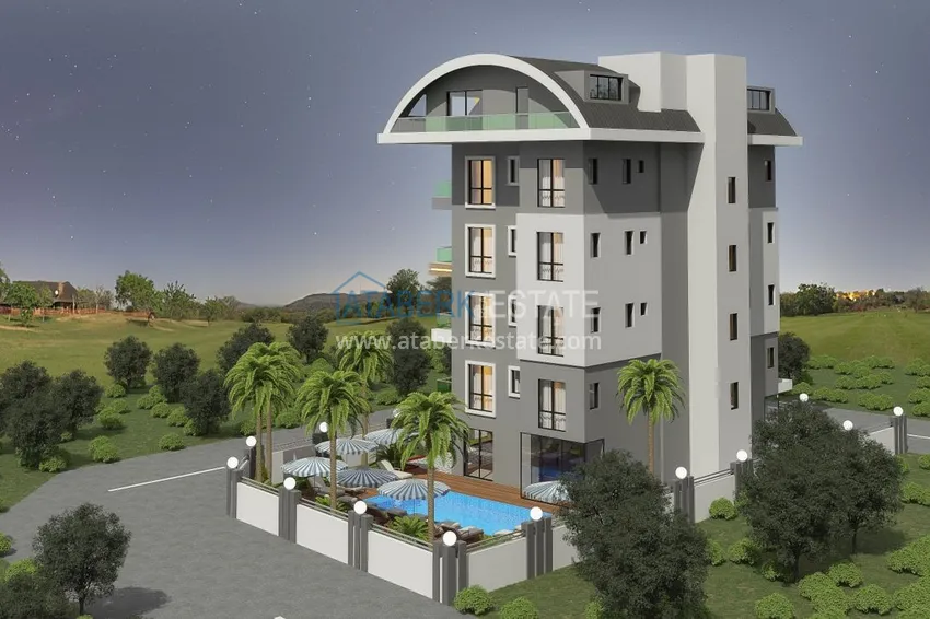 🔥Our project. New investment project of a residential complex in Alanya - Oba district 1 