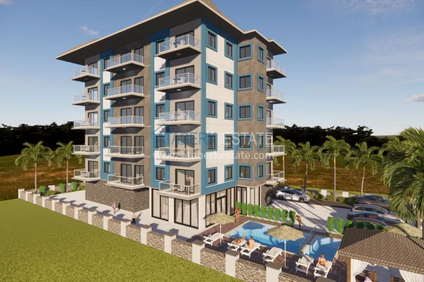 Penthouse in Avsallar in a boutique complex under construction 1 