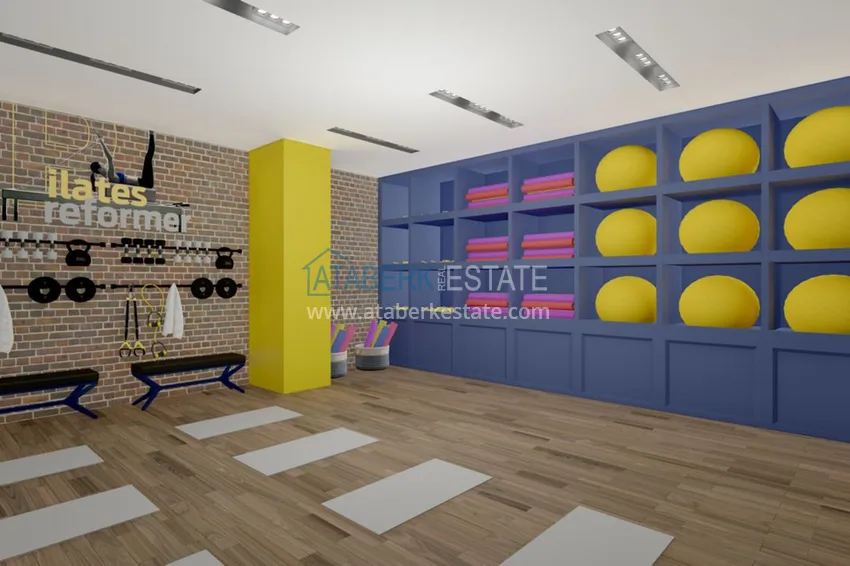 A new project of a multi-apartment residential complex in the very center of Mahmutlar 6 