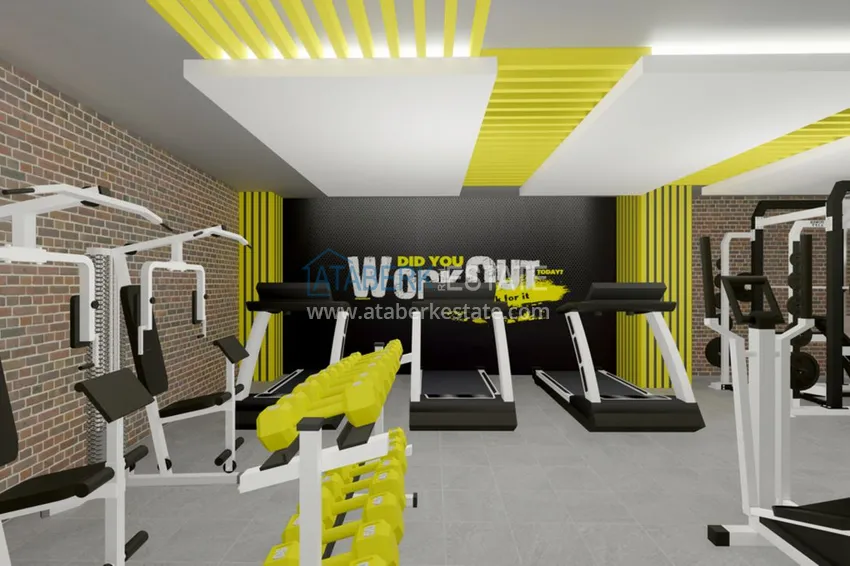 A new project of a multi-apartment residential complex in the very center of Mahmutlar 7 