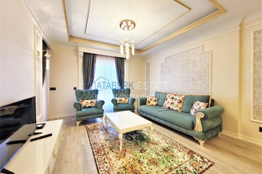 Purchase  Furnished apartment in Oba with sea and mountain views. Real estate for a residence permit 3 