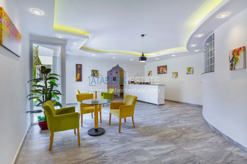 Garden duplex in the Kestel area in an elite class complex 24 