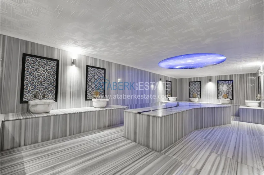 Garden duplex in the Kestel area in an elite class complex 25 