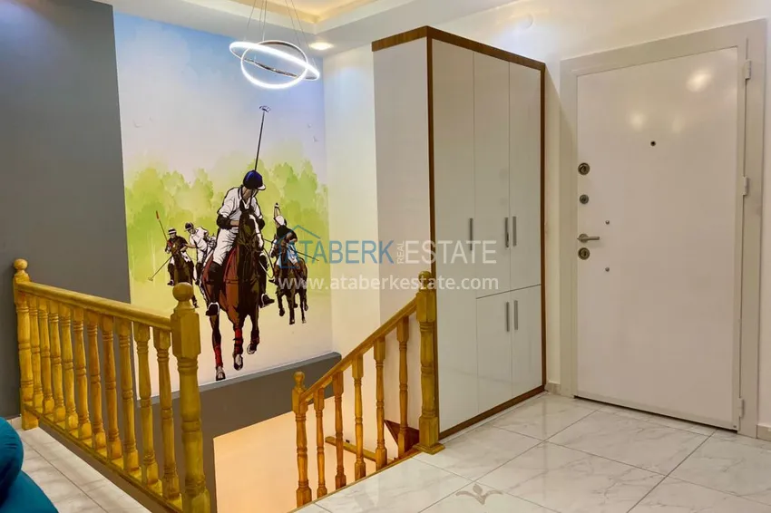 Purchase  Duplex penthouse in Mahmutlar with furniture in a comfortable complex 2 