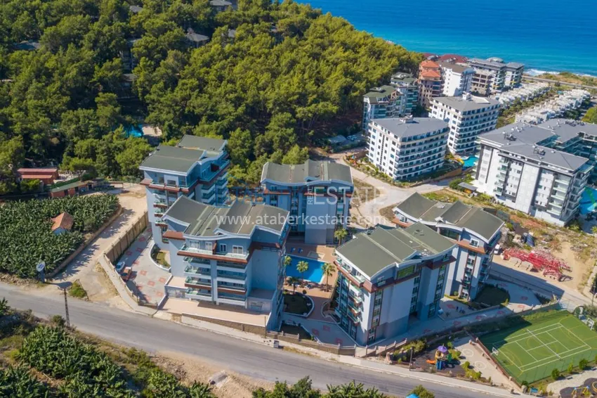 Apartment in Kargicak with new furniture in a prestigious residential complex 2 