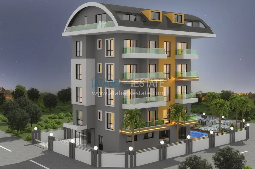 🔥Our project. New investment project of a residential complex in Alanya - Oba district 2 