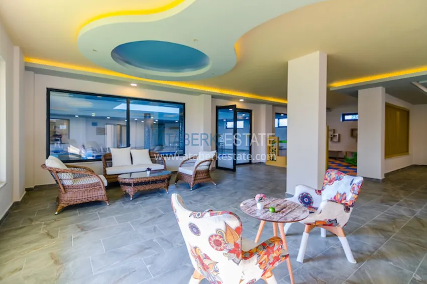 Apartment in Oba with furniture and a large balcony in a prestigious complex 15 