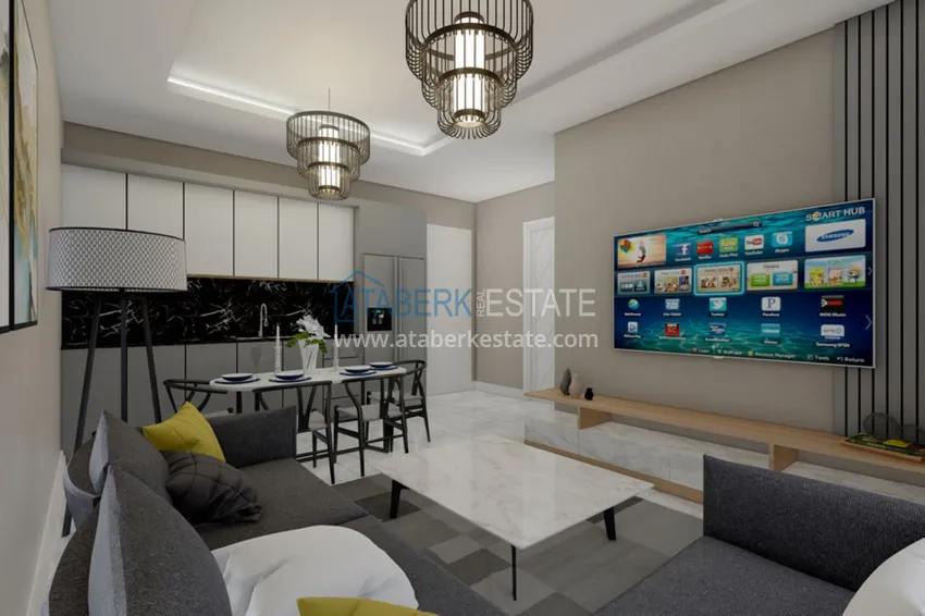 Purchase A new project of a multi-apartment residential complex in the very center of Mahmutlar 2 