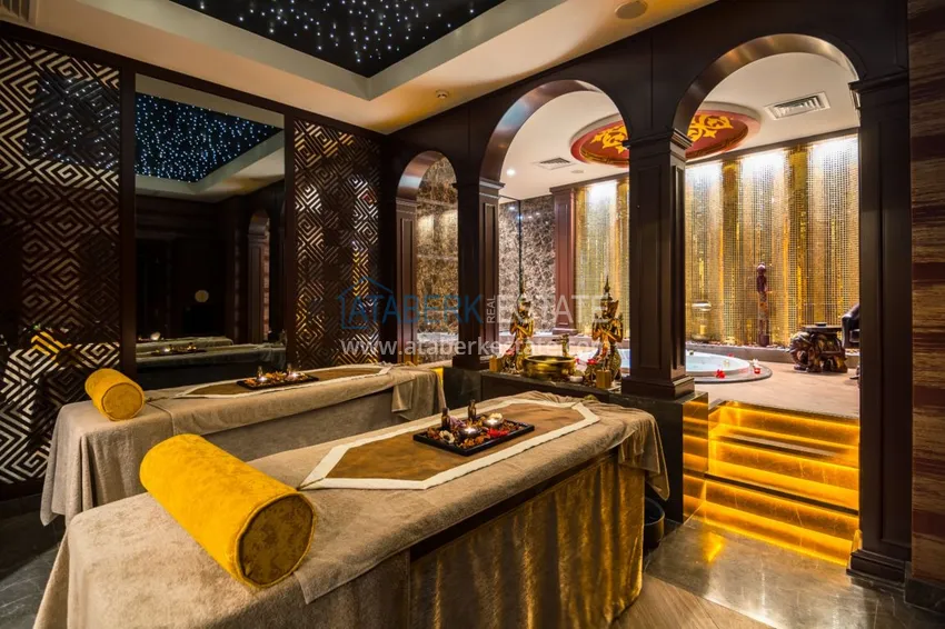 Furnished apartment in Oba with sea and mountain views. Real estate for a residence permit 36 