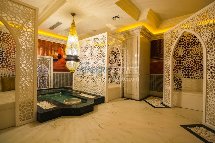 Furnished apartment in Oba with sea and mountain views. Real estate for a residence permit 37 