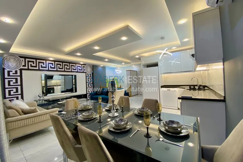 Purchase  Duplex penthouse in Mahmutlar with furniture in a comfortable complex 3 