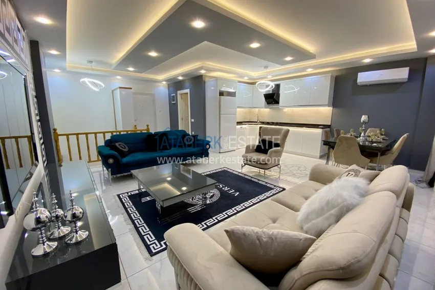 Purchase  Duplex penthouse in Mahmutlar with furniture in a comfortable complex 4 