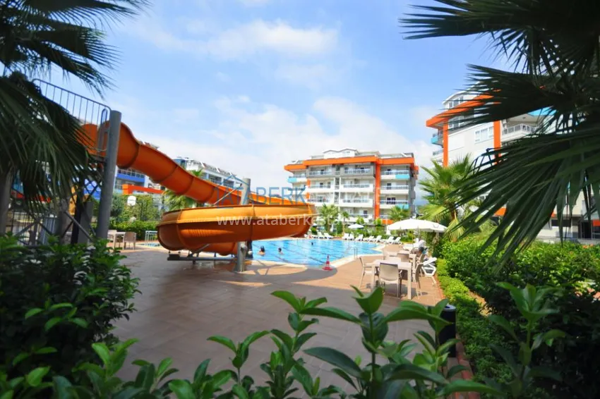 Garden duplex in the Kestel area in an elite class complex 4 