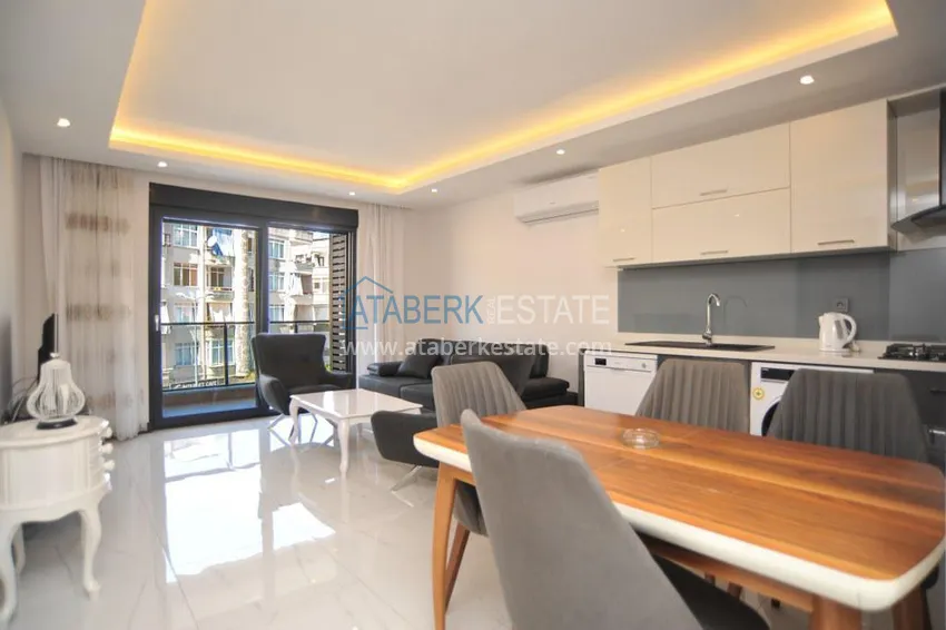 Purchase Apartment in the center of Alanya one-bedroom furnished in a boutique complex 5 