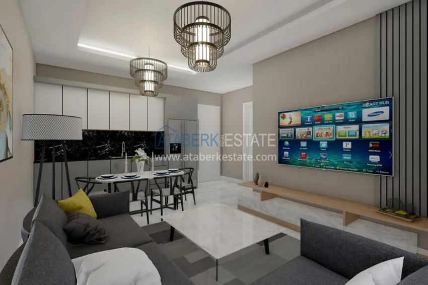 Purchase A new project of a multi-apartment residential complex in the very center of Mahmutlar 4 