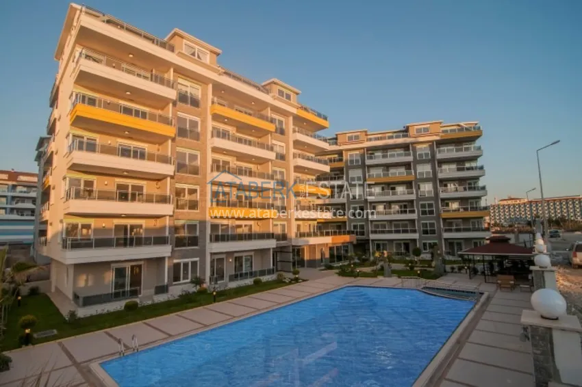 Apartment in Kestel with furniture and a glazed balcony – the second line from the sea 6 