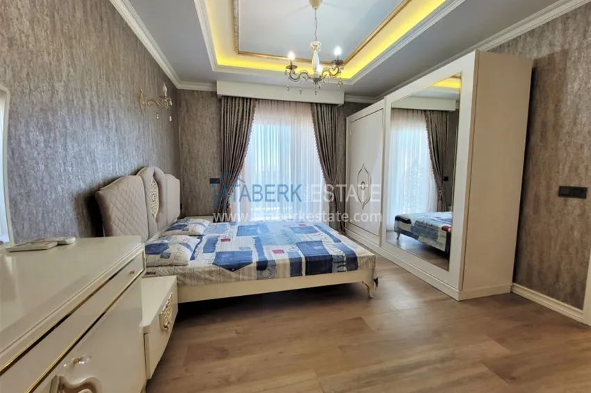 Purchase  Furnished apartment in Oba with sea and mountain views. Real estate for a residence permit 14 