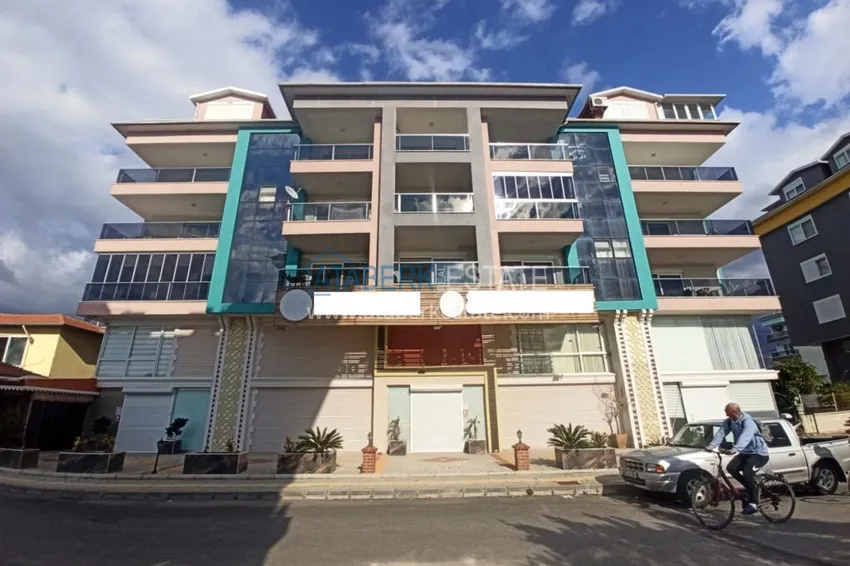 Furnished studio in Kestel area with sea view in a modern complex 6 