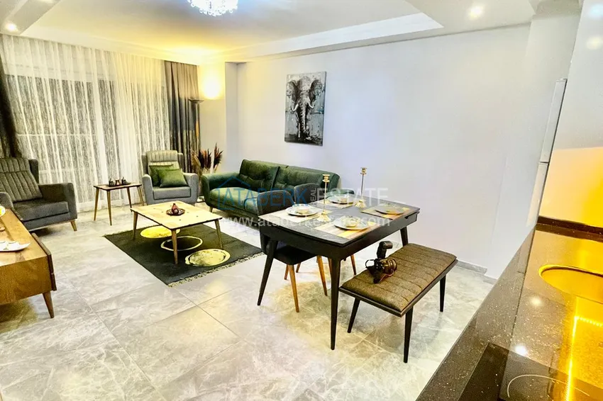 Purchase  Apartment in Kargicak with new furniture in a prestigious residential complex 5 