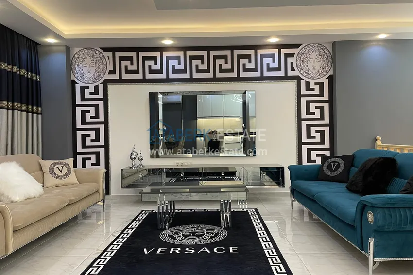 Purchase  Duplex penthouse in Mahmutlar with furniture in a comfortable complex 7 