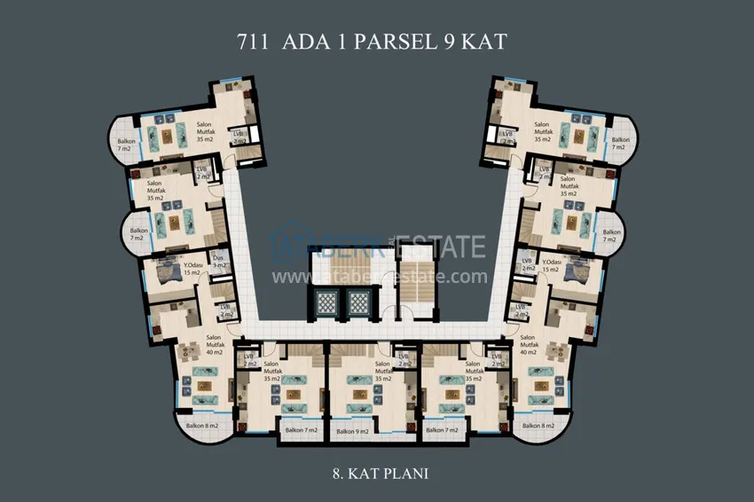 Buy cheap Apartments with installments up to 2 years in Alanya, Demirtas district — a new residential complex  7 