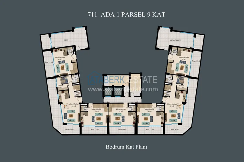 Buy cheap Apartments with installments up to 2 years in Alanya, Demirtas district — a new residential complex  8 