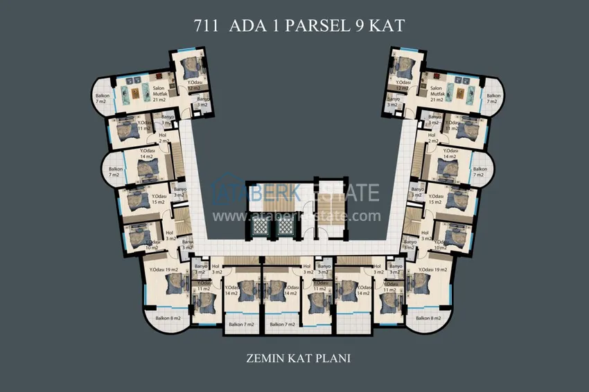 Buy cheap Apartments with installments up to 2 years in Alanya, Demirtas district — a new residential complex  10 