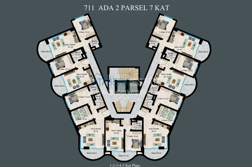 Buy cheap Apartments with installments up to 2 years in Alanya, Demirtas district — a new residential complex  2 