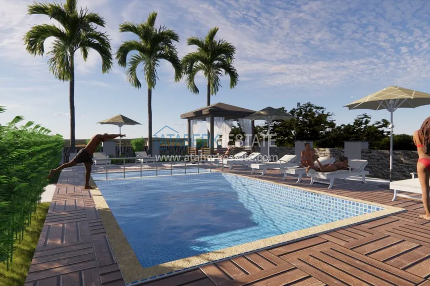 Penthouse in Avsallar in a boutique complex under construction 7 