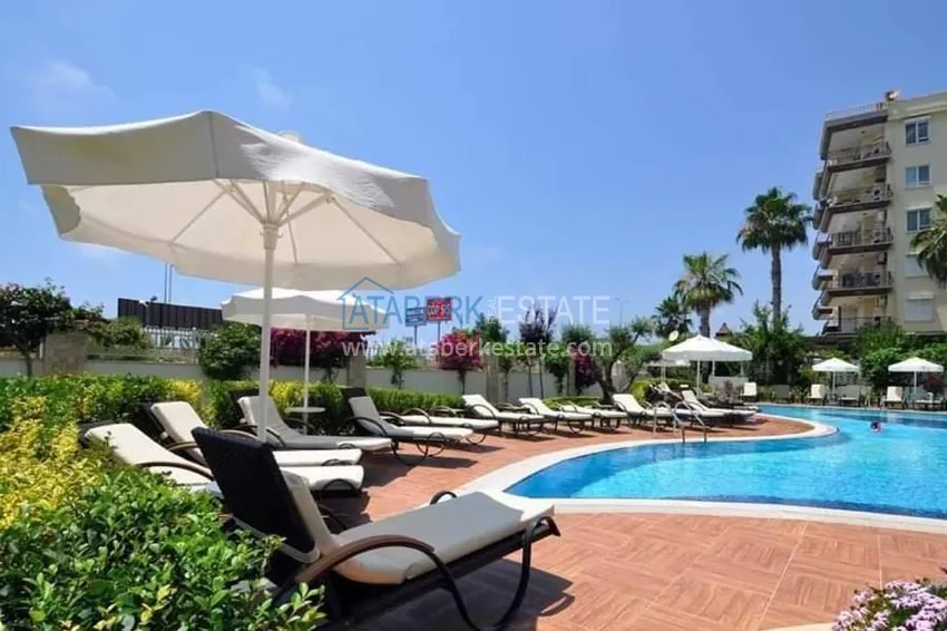 Apartment in Mahmutlar with furniture in a premium class complex on the first line 11 