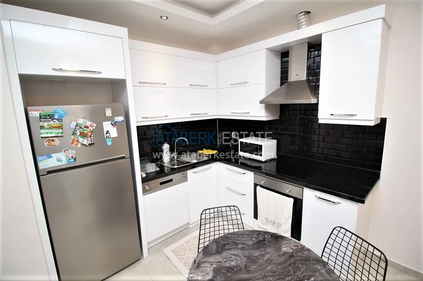 Purchase  Apartment in Oba with furniture and a large balcony in a prestigious complex 9 