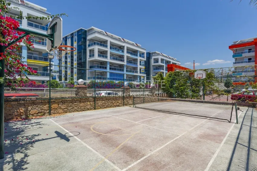 Garden duplex in the Kestel area in an elite class complex 8 