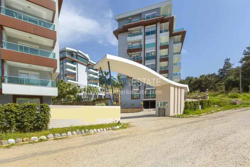 Apartment in Kargicak with new furniture in a prestigious residential complex 8 