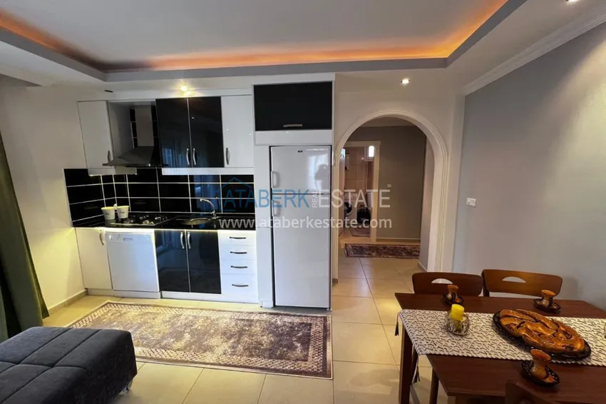 Purchase  Furnished two-room apartment in Mahmutlar in a cozy residential complex 9 