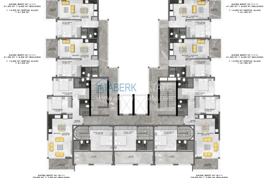 Buy cheap Apartments from the developer in Mahmutlar on the beachfront 10 