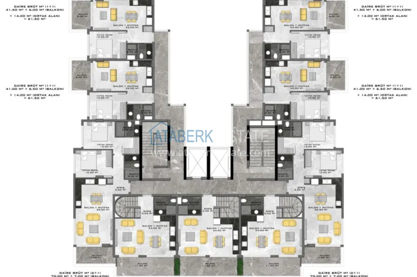 Buy cheap Apartments from the developer in Mahmutlar on the beachfront 8 