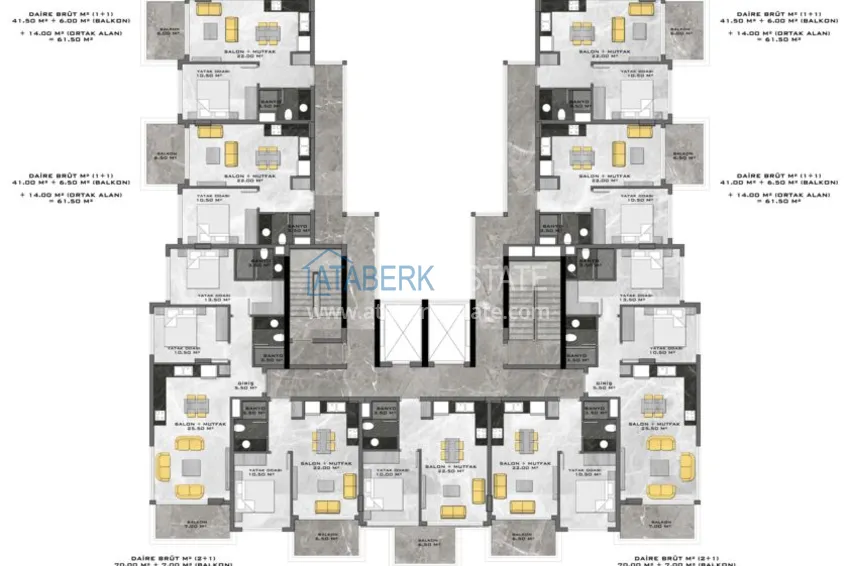 Buy cheap Apartments from the developer in Mahmutlar on the beachfront 12 