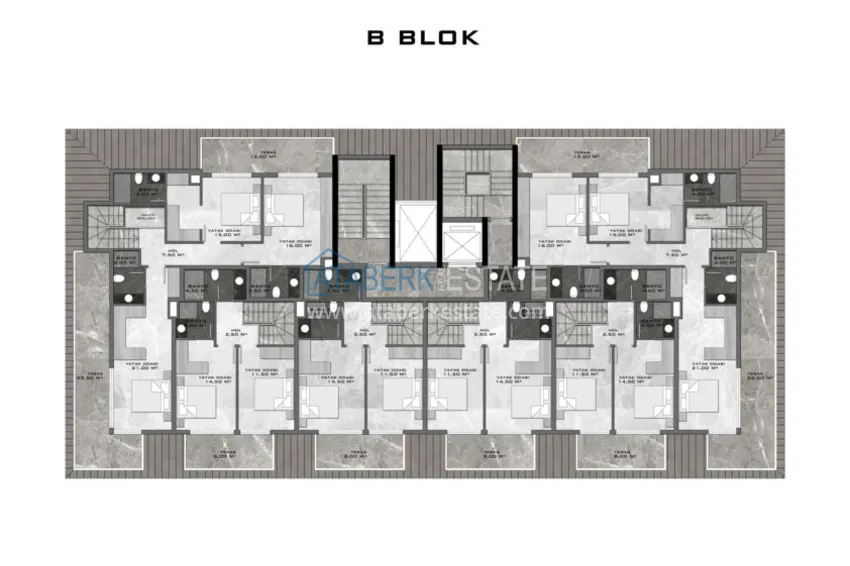 Buy cheap Apartments from the developer in Mahmutlar on the beachfront 15 