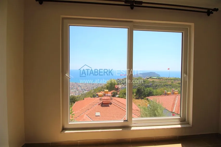 Purchase Villa in Alanya - Bektas area, two-storey furnished in a cottage complex 24 