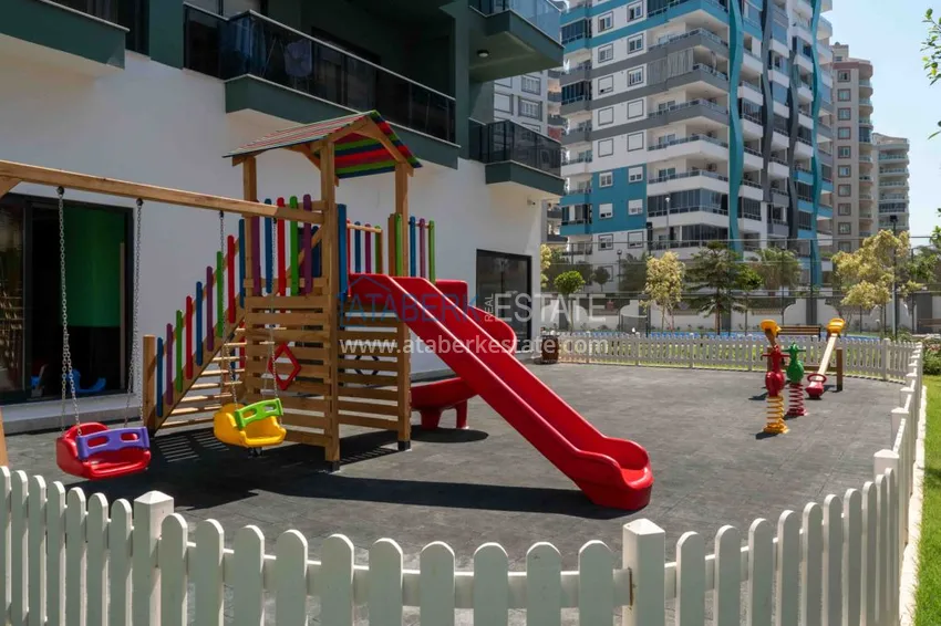 Rent an apartment in Mahmutlar in a comfortable complex 15 