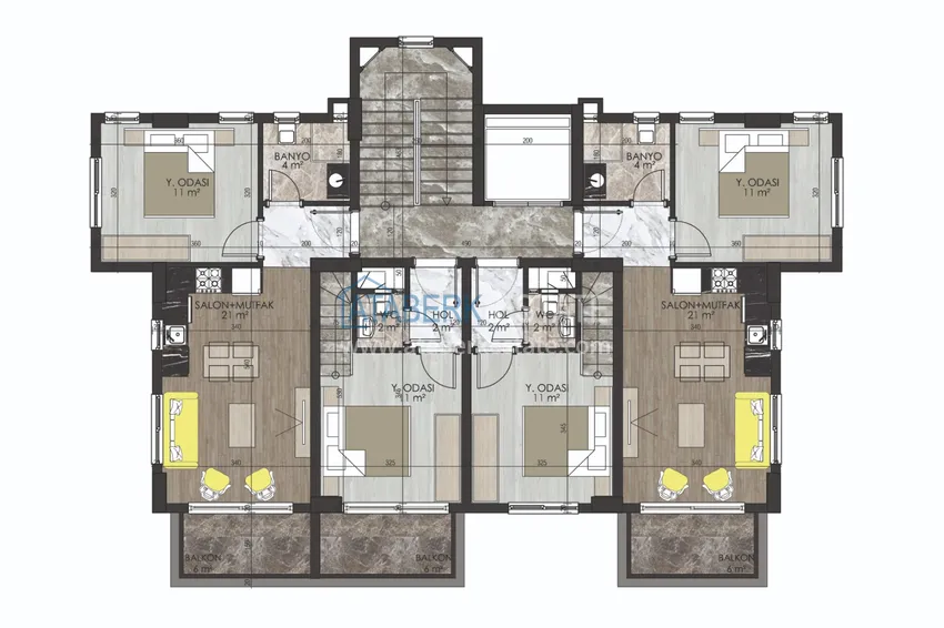 Buy cheap 🔥Our project. New investment project of a residential complex in Alanya - Oba district 2 