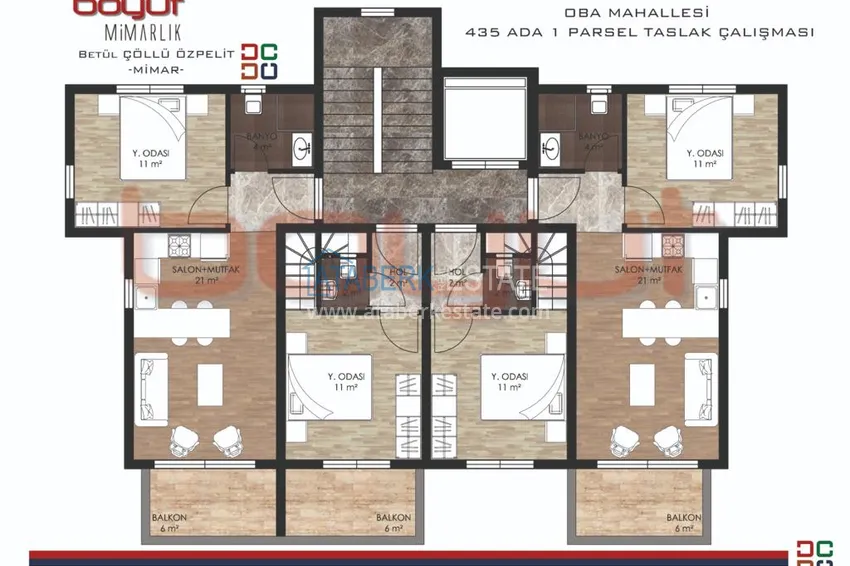 Buy cheap 🔥Our project. New investment project of a residential complex in Alanya - Oba district 9 