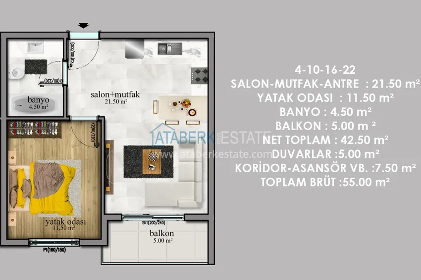 Buy cheap 🔥Our project. New apartments in the Payallar area at competitive prices 10 