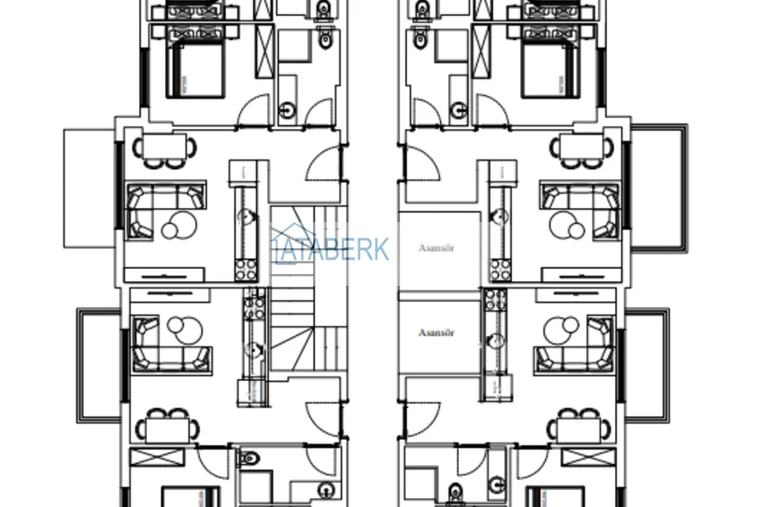 Buy cheap Apartments in Alanya in the complex at the final stage of construction 1 