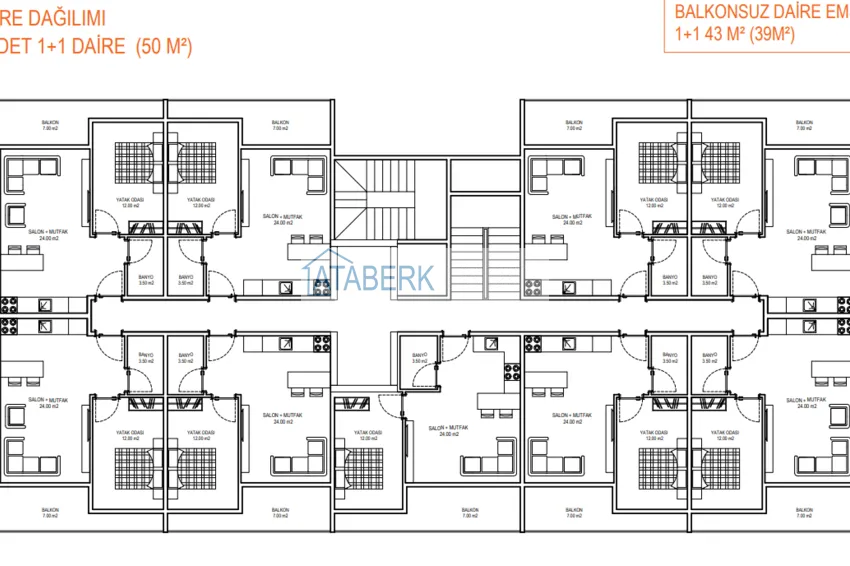 Buy cheap Apartment in Avsallar from an investor in a complex under construction 5 