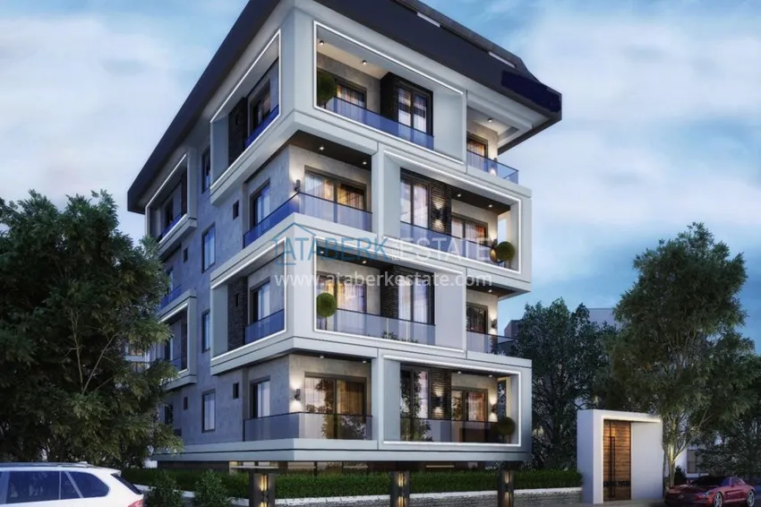 Apartments in the center of Alanya from an investor in a complex under construction 1 